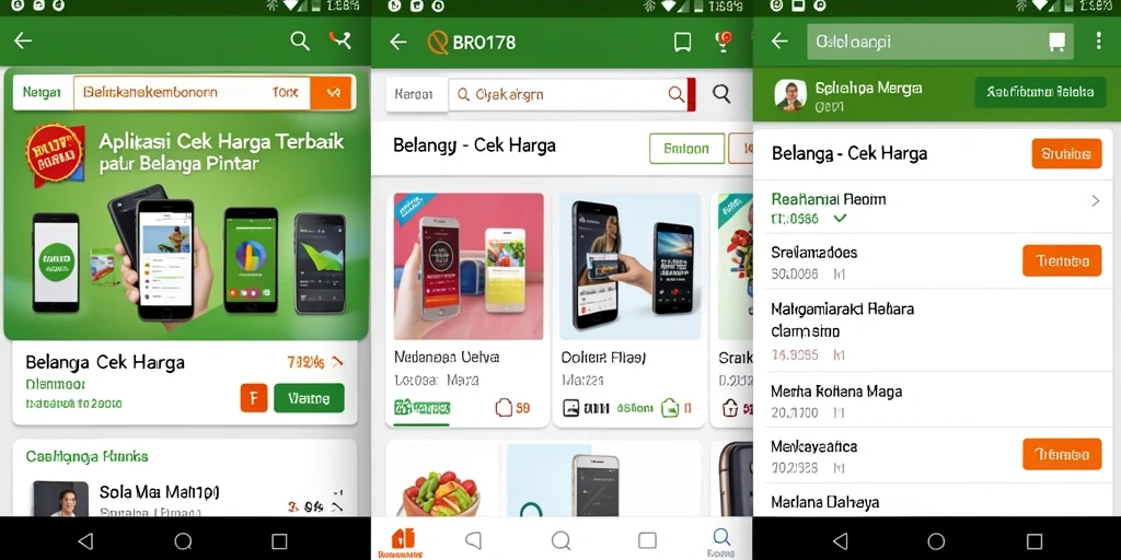 Tampilan antarmuka BRO178 yang sederhana dan informatif untuk Cek Harga.