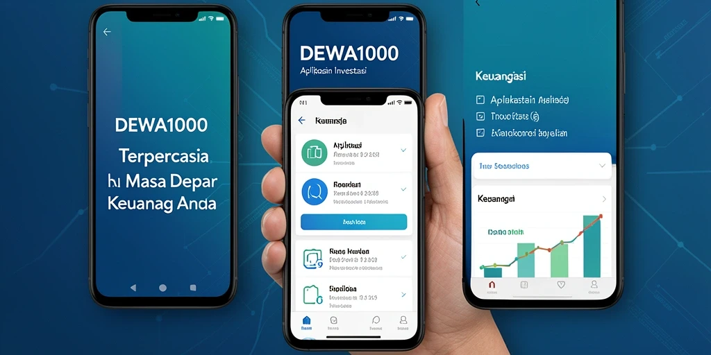 Tampilan antarmuka aplikasi DEWA1000 yang ramah pengguna.