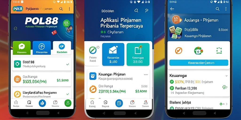 Tampilan antarmuka pengguna POL88 yang intuitif untuk mengajukan pinjaman.