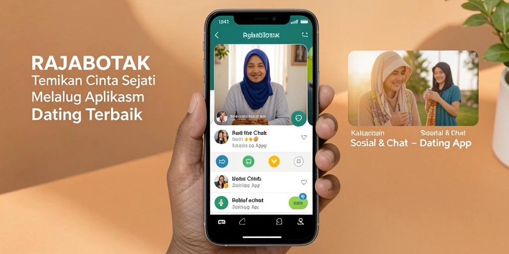Tampilan antarmuka menarik dari aplikasi RAJABOTAK.