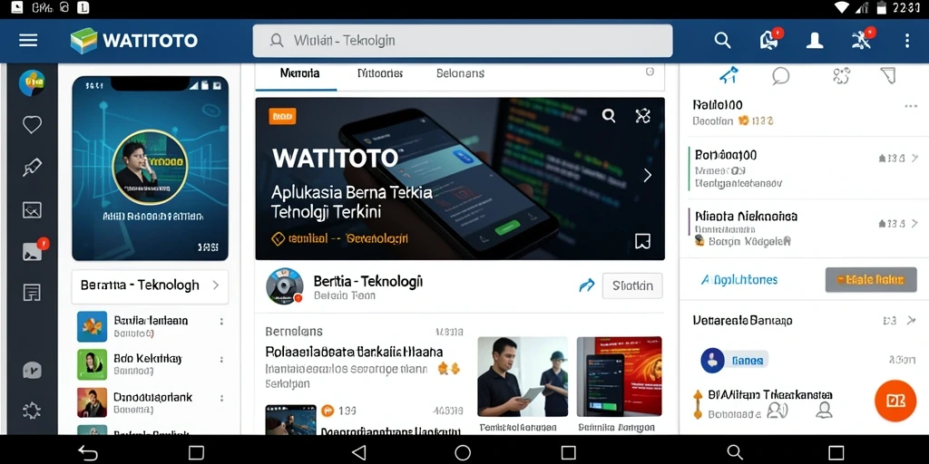 Antarmuka aplikasi WATITOTO yang modern dan informatif.