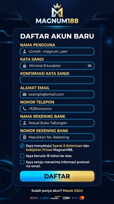 Buat Akun Baru Magnum188 dengan Mudah