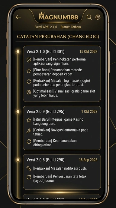 Riwayat Versi magnum188 untuk Pengguna Android